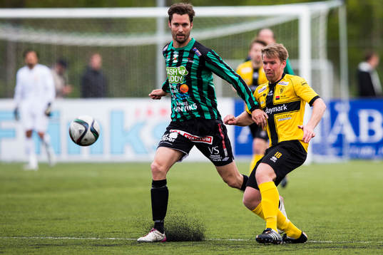 Varbergs Peter Nyström och Frej Täbys Joakim Runnemo