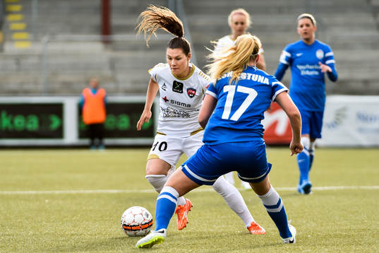 Rosengårds Ramona Bachmann mot Eskilstunas Elin Wahlström