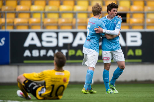 Malmö FFs spelare jublar