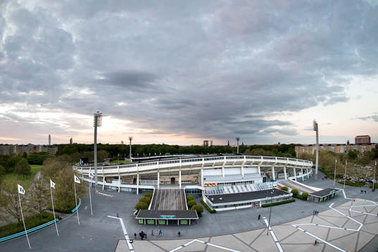Översiktsbild över Malmö Stadion
