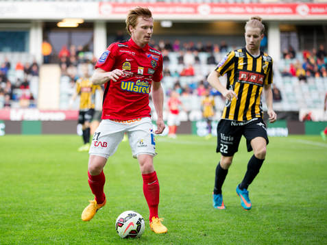Falkenbergs Dan Keat och Häckens Samuel Gustafson