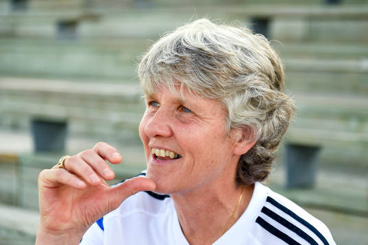 Sveriges Förbundskapten Pia Sundhage
