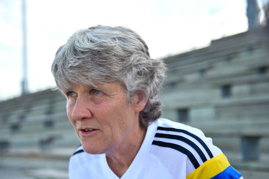 Sveriges Förbundskapten Pia Sundhage