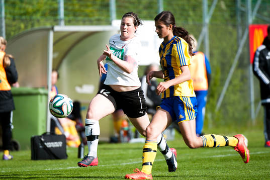 Hittarps Maria Westerblad och Eskilsminnes Tijana Nikolic