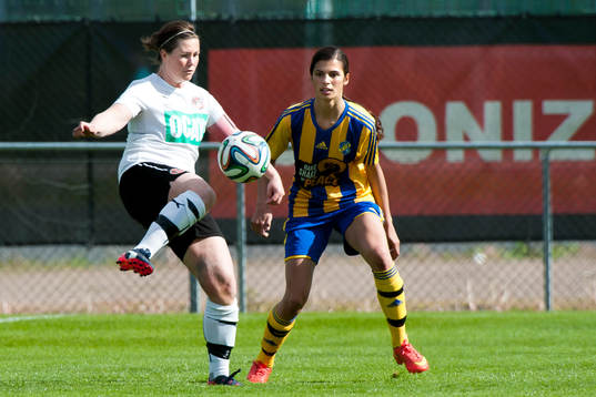 Hittarps Maja Westerblad och Eskilsminnes Tijana Nikolic