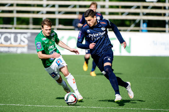 Utsiktens Luka Mijaljevic och jönköpings Tom Siwe