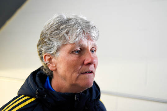 Sveriges Förbundskapten Pia Sundhage