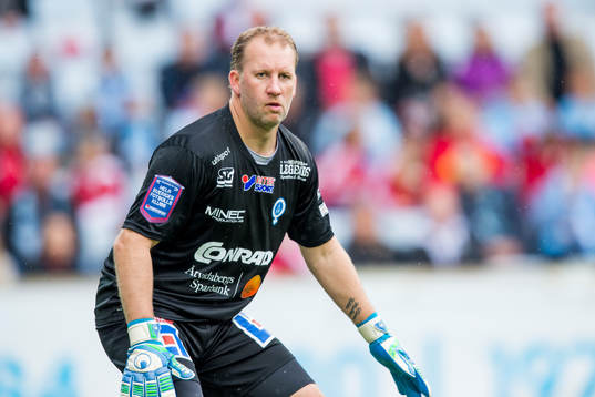 Åtvidabergs målvakt Henrik Gustavsson