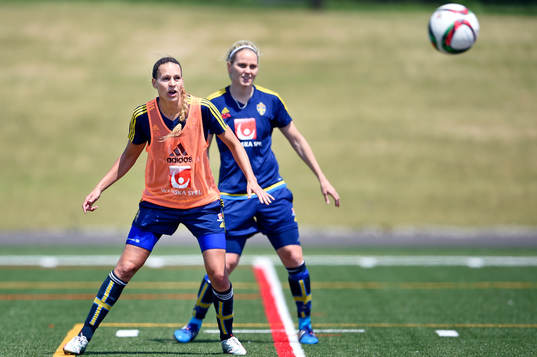 Sveriges Charlotte Rohlin och Lisa Dahlkvist