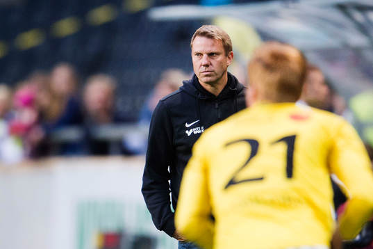 Falkenbergs tränare Hans Eklund