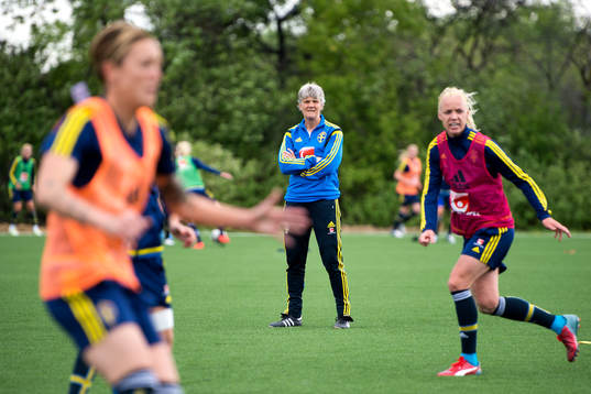 Sveriges förbundskapten Pia Sundhage