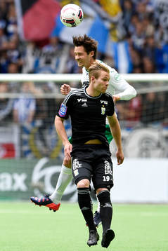 IFK Göteborgs Gustav Engvall och Hammarbys Philip Haglund