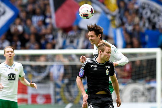 IFK Göteborgs Gustav Engvall och Hammarbys Philip Haglund