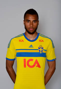 Sveriges Isaac Kiese-Thelin poserar för ett porträtt