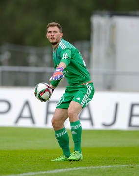 Ängelholms målvakt Carl Lindell