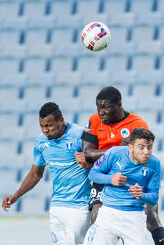 Malmö FFs Luis Felipe Carvalho Da Silva och Erdal Rakip