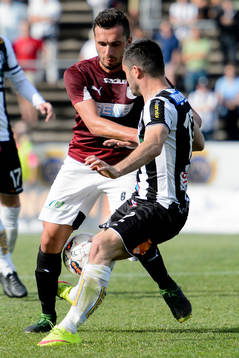 Qvidings Agon Beqiri mot Landskronas Igor Arsenijevic