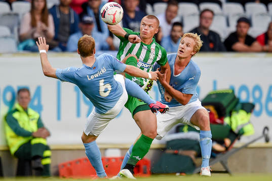 Malmö FFs Oscar Lewicki och Franz Brorsson