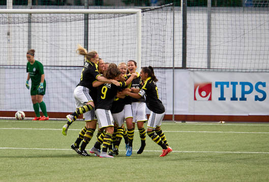  Semifinal AIK - Eskilstuna på Valhalla IP i Göteborg.