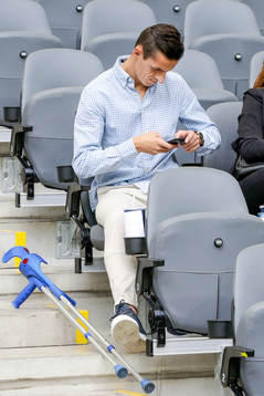 Djurgårdens låmgtidsskadade Haris Radetinac på