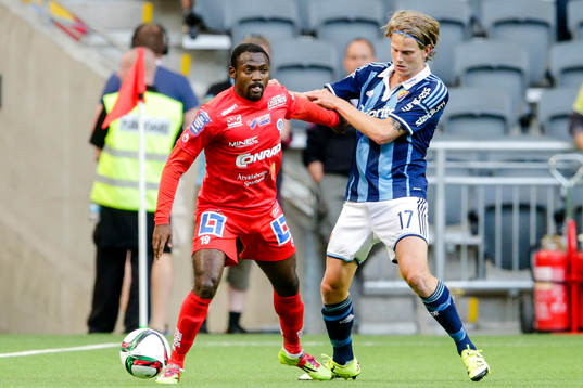 Åtvidabergs John Owoeri och Djurgårdens