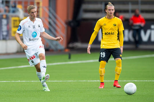 Odds Thomas Grögaard och Elfsborgs Simon Hedlund