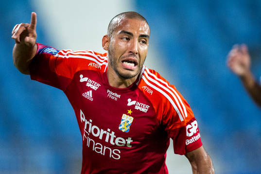 IFK Göteborgs Haitam Aleesami jublar efter han gjort 2-1