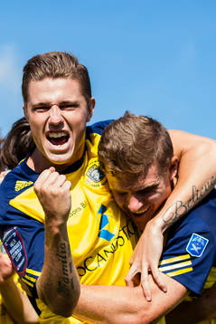 Ängelholms Eric Robert Pothast jublar