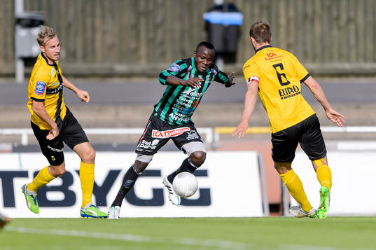 Frej Täbys Daniel Theorin (v) och Johannes Gustafsson (h)