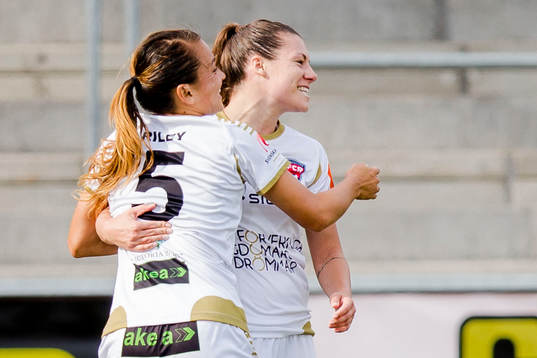 FC Rosengårds Ramona Bachman firar sitt mål