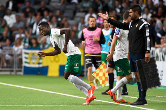 Hammarbys Amadaiya Rennie blir inbytt