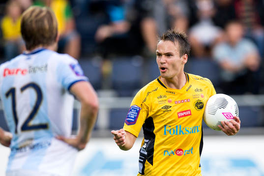 Elfsborgs Viktor Prodell jublar efter 2-1