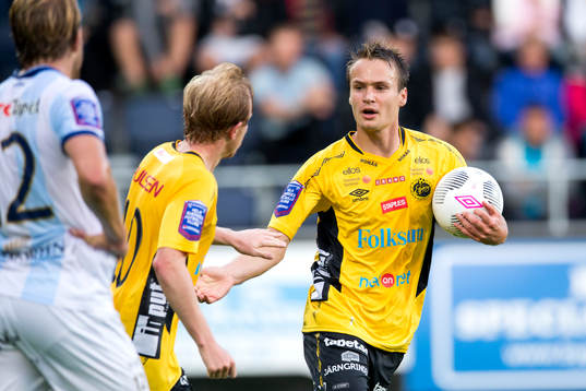 Elfsborgs Viktor Prodell jublar efter 2-1