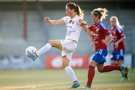 Rosengårds Sara Björk Gunnarsdottir och Vittsjös Kirsty