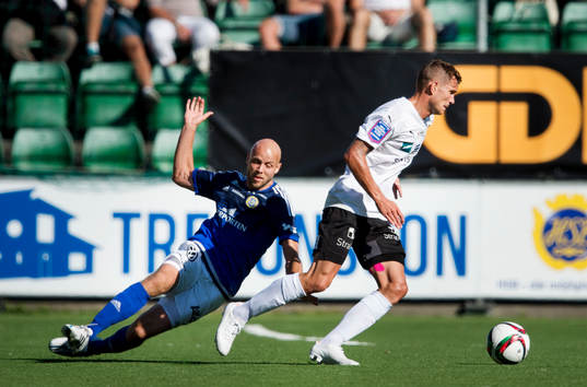 Sundsvalls Stefan Ålander halkar