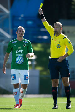 Jönköping Södras Fredrik Olsson blir varnad