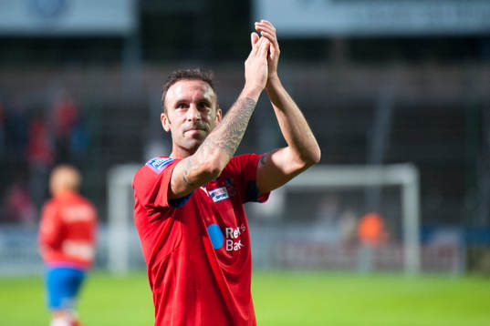 Helsingborgs Rade Prica tackar publiken efter slutsignalen