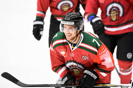 Frölundas Henrik Tömmernes jublar