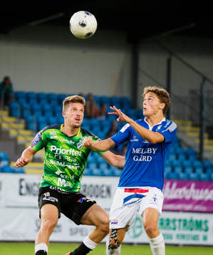 Trelleborgs Jacob Palander och Halmstads Shkodran Maholli