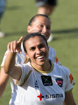 Rosengårds Marta Vieira da Silva jublar
