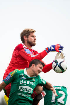 Ängelholms målvakt Oscar Berglund