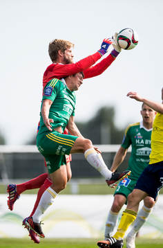 Ängelholms målvakt Oscar Berglund