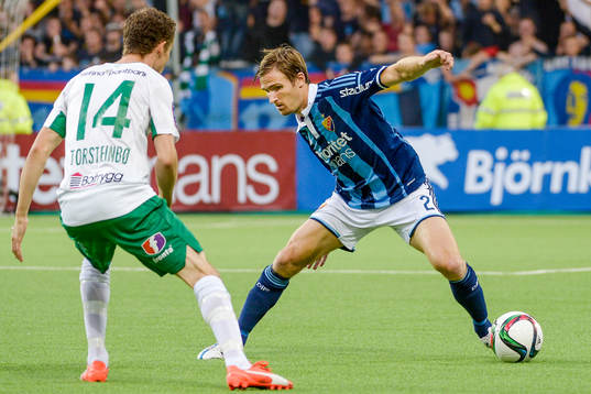 Hammarbys Fredrik Torsteinbö och Djurgårdens Jesper