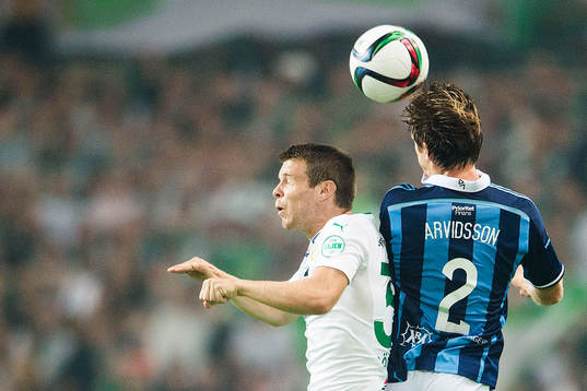 Hammarbys Måns Söderqvist och Djurgårdens Jesper