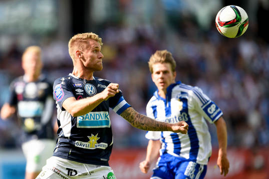 Gefles David Fällman och IFK Göteborgs Riku Riski