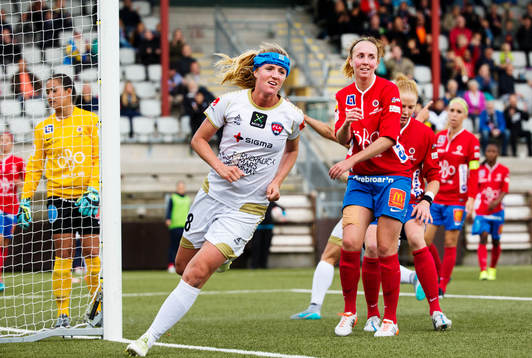 Rosengårds Kirsten Van de Ven jublar