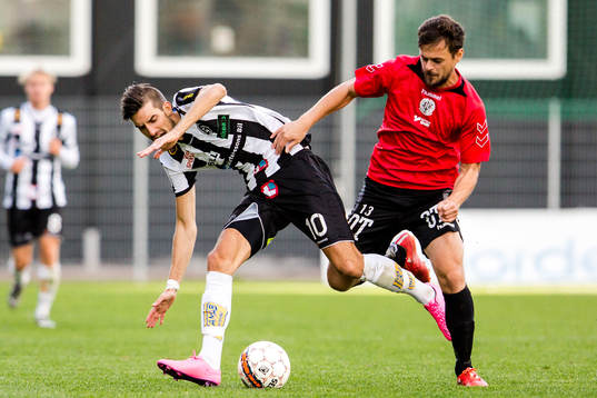 Landskronas Muamet Asanovski och Oskarshamns Mergim