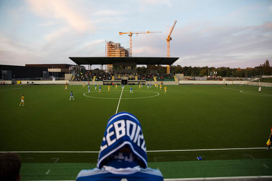 Fotbollsmatchen i division ett Södra på Klostergårdens