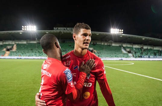 Åtvidabergs Mauricio Albornoz kramar om Ammar Ahmed