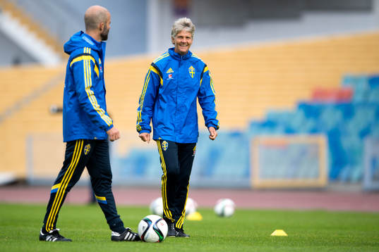 Sveriges förbundskapten Pia Sundhage